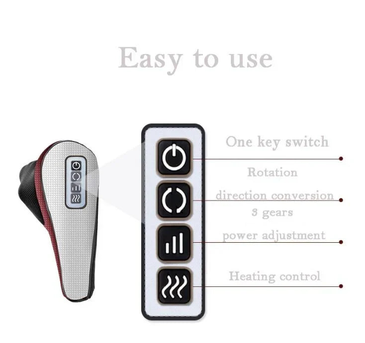 Tijarat™ Red Pillow Massager – جهاز تدليك الوسادة الحمراء