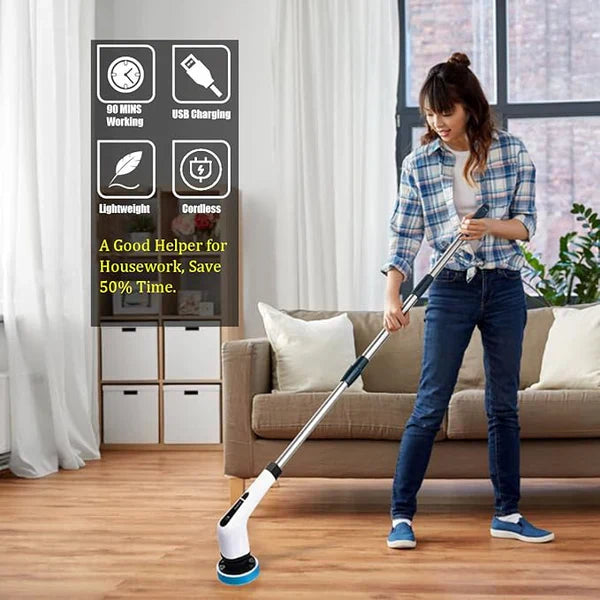 Tijarat™9 in 1 Electric Cleaning Brush – فرشاة تنظيف كهربائية 9 في 1